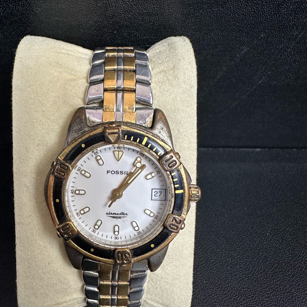 Fossil Classic Gold and Silver Watch